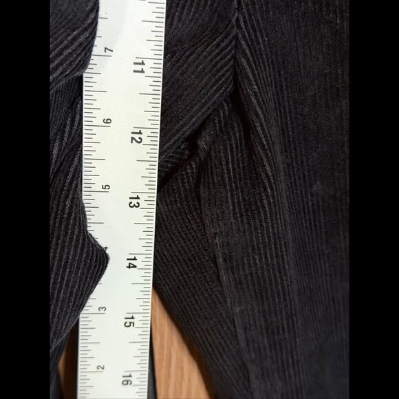 New Dockers Pants 34 x 32 Mens Black Corduroy Cuffed Classic Fit Recode Crushed - Picture 4 of 10